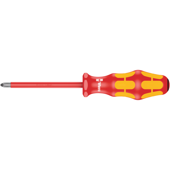 Tournevis 165 i taille PZD 2 longueur totale 205 mm pointe laser isolée VDE-Leggi tutto