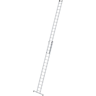 Schiebeleiter Alu.Sprossen 2x16 Arbeits-H.b.ca.9400mm m.Traverse-Beschreibung lesen