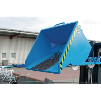 Spänebehälter 0,50 m³ L1275xB1280xH820mm gelborange lack.Trgf.1000kg-Beschreibung lesen