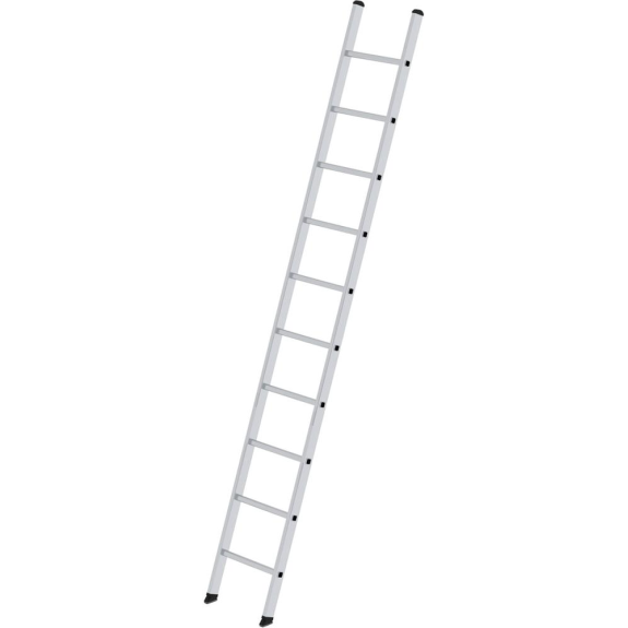 Anlegeleiter 10 Sprossen Alu.Leiterlänge 3000mm Arbeits-H.b.ca.4100mm-Beschreibung lesen