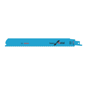 Säbelsägeblt S 1126 CHF L.225mm B.25mm TPI 8+10 2,5+3,2mm 2x2 Geom. 5er Pk.-Beschreibung lesen