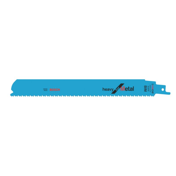 Säbelsägeblt S 1126 CHF L.225mm B.25mm TPI 8+10 2,5+3,2mm 2x2 Geom. 5er Pk.-Beschreibung lesen