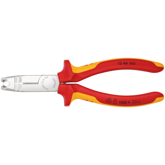 Pince à dénuder L.165 mm gaines multi-composants chromées-Leer más