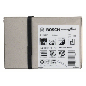 Säbelsägeblt S 123 XF L.150mm B.19mm TPI 8-14 1,8-3,2mm geschr.,gefr.100er Pk.-Beschreibung lesen