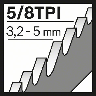 Säbelsägeblt S1110VF L.225mm B.22mm TPI 5/8 3,2-5mm varioverzahnt 5er Pk.-Beschreibung lesen