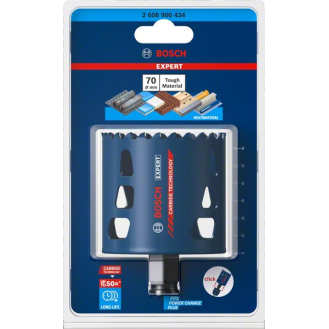Lochsäge Expert Tough Merial D.70mm Schnitt-T.60mm Power Change Plus-Beschreibung lesen