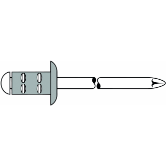 Blindniet PolyGrip Nietschaft dxl 4,0x10,0mm Alu/Stahl 100 St.-Beschreibung lesen