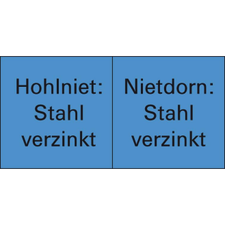Blindniet Nietschaft dxl 5x10mm STA/STA 500 St.-Beschreibung lesen