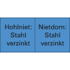 Blindniet Nietschaft dxl 5x10mm STA/STA 500 St.