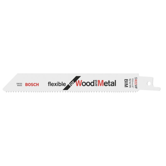 Säbelsägeblt S 922 VF L.150mm B.19mm TPI 10-14 1,8-2,6mm 5 St./Karte-Beschreibung lesen