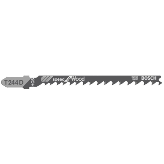 Stichsägeblt T 244 D Speed for Wood L.100mm Zahnteilung 4-5,2mm HCS 3er Pack-Beschreibung lesen