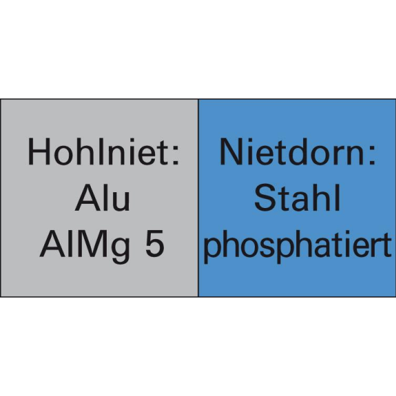 Dichtblindniet CAP Nietschaft dxl 4x8mm Alu./STA 500 St.-Beschreibung lesen