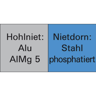 Dichtblindniet CAP Nietschaft dxl 4x8mm Alu./STA 500 St.-Beschreibung lesen
