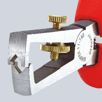 Abisolierzange L.160mm pol.Ku.-Überzug m.Öffnungsf.-Beschreibung lesen