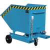 Späne-Kastenwagen 0,6 m³ L1395xB1070xH1220mm lichtblau m.Lochblecheins.