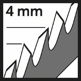 Stichsägeblt T 344 D Gesamt-L.152mm Zahnt.4mm HCS 3 St./Karte-Beschreibung lesen