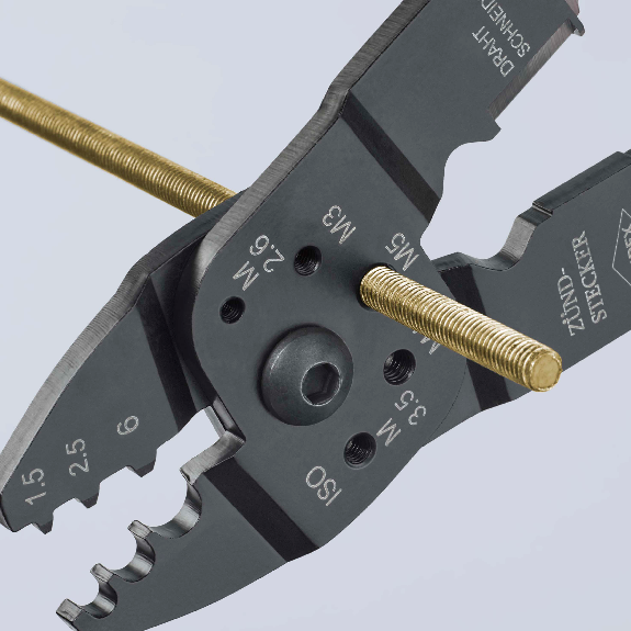 Crimpzange L.230mm 0,5- 6 (AWG 20-10) mm²-Beschreibung lesen