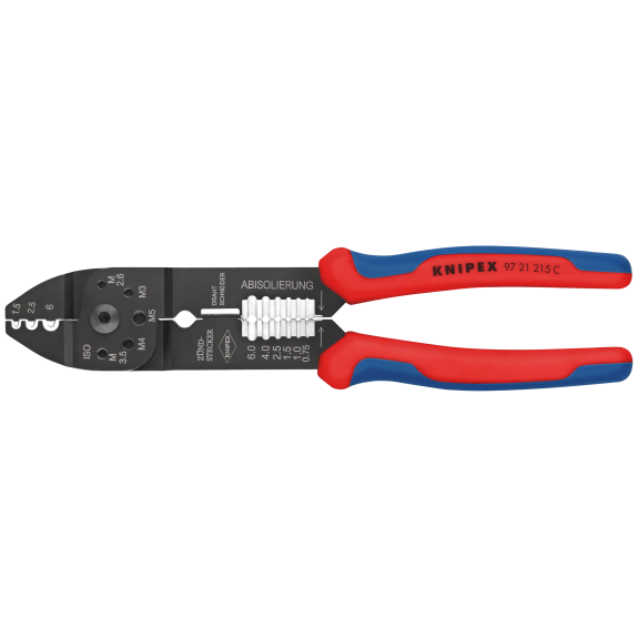 Crimpzange L.230mm 0,5- 6 (AWG 20-10) mm²-Beschreibung lesen