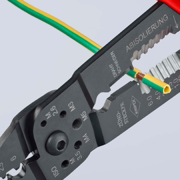 Crimpzange L.230mm 0,5- 6 (AWG 20-10) mm²-Beschreibung lesen