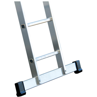 Anlegeleiter 12 Stufen Alu.Arbeits-H.b.ca.4300mm m.ergo-pad-Griffzone-Beschreibung lesen