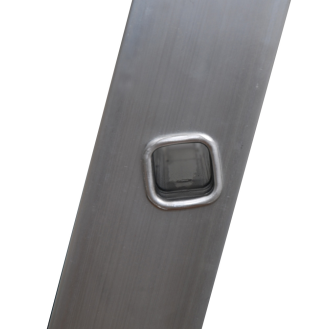 Anlegeleiter 12 Stufen Alu.Arbeits-H.b.ca.4300mm m.ergo-pad-Griffzone-Beschreibung lesen