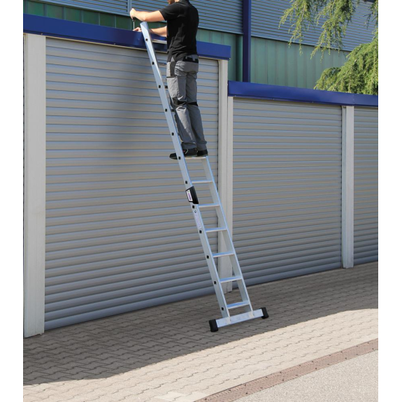Anlegeleiter 12 Stufen Alu.Arbeits-H.b.ca.4300mm m.ergo-pad-Griffzone Anlegeleiter 12 Stufen Alu.Arbeits-H.b.ca.4300mm m.ergo-pad-Griffzone-Beschreibung lesen