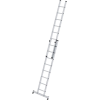 Schiebeleiter Alu.Sprossen 2x8 Arbeits-H.b.ca.5200mm m.Traverse