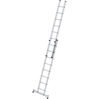 Schiebeleiter Alu.Sprossen 2x8 Arbeits-H.b.ca.5200mm m.Traverse-Beschreibung lesen