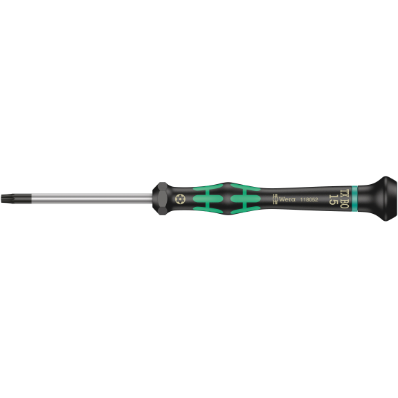 Elektronik-mechanik-Schraubendreher 2067 T-BO 15 Klingen-L.60mm-Beschreibung lesen