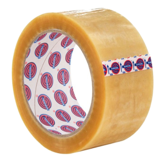 Ruban adhésif d'emballage PVC transparent 50 mm x 66 m  - 000111366-Lire la description
