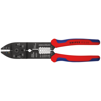 Crimpzange L.230mm 0,5-6 (AWG 20-10) mm²-Beschreibung lesen