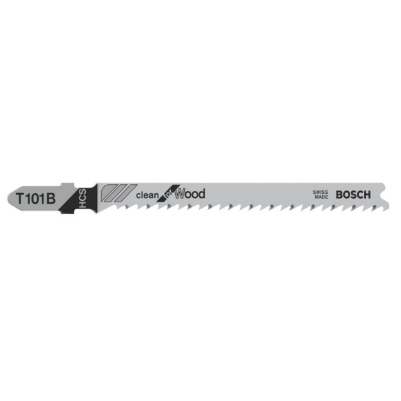 Stichsägeblt T 101 B Clean for Wood L.100mm Zahnteilung 2,7mm HCS 3er Pack-Beschreibung lesen