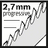 Stichsägeblt T 101 B Clean for Wood L.100mm Zahnteilung 2,7mm HCS 3er Pack