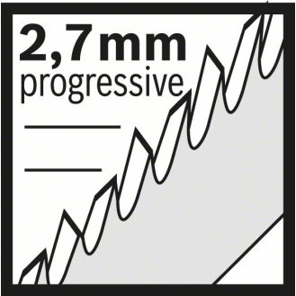 Stichsägeblt T 101 B Clean for Wood L.100mm Zahnteilung 2,7mm HCS 3er Pack-Beschreibung lesen