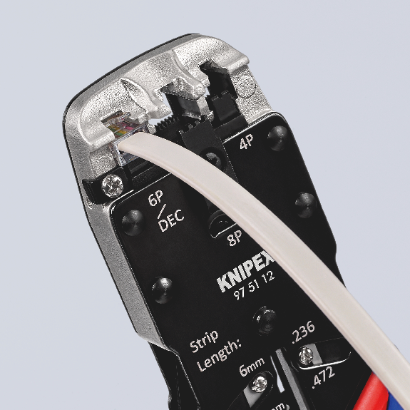 Crimpwerkzeug für RJ-Stecker Crimpwerkzeug für RJ-Stecker-Beschreibung lesen