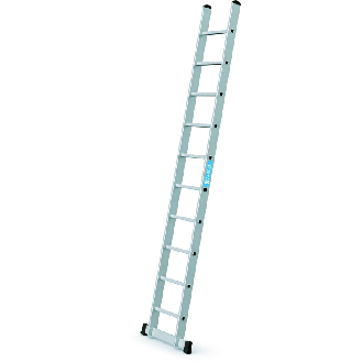 Anlegeleiter 10 Sprossen Alu.Leiterlänge 3050mm Arbeits-H.b.ca.3900mm-Beschreibung lesen
