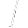 Schiebeleiter Alu.Sprossen 2x10 Arbeits-H.b.ca.6000mm m.Traverse Schiebeleiter Alu.Sprossen 2x10 Arbeits-H.b.ca.6000mm m.Traverse