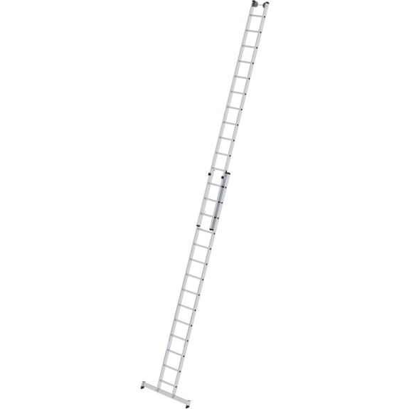 Schiebeleiter Alu.Sprossen 2x14 Arbeits-H.b.ca.8300mm m.Traverse Schiebeleiter Alu.Sprossen 2x14 Arbeits-H.b.ca.8300mm m.Traverse-Beschreibung lesen