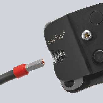 Crimpzange L.190mm 0,08-10,0+16 (AWG 28-5 ) mm² brün.2K-Hülle-Beschreibung lesen