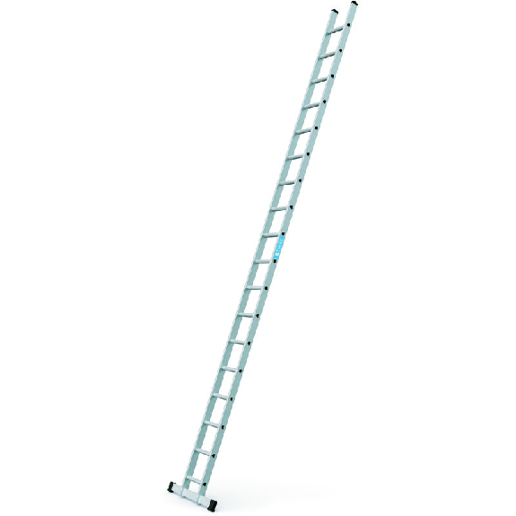 Échelle inclinée 18 échelons en aluminium. Hauteur de travail env. 6000 mm.-Leggi tutto