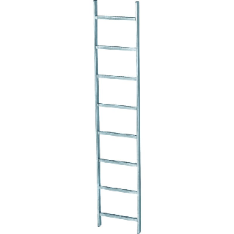 Schachtleiter STA L.3360mm äußere B.440mm Holm-Gr.50x20mm Lochsprosse 29 x 29mm-Beschreibung lesen