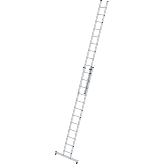 Schiebeleiter Alu.Sprossen 2x12 Arbeits-H.b.ca.7200mm m.Traverse-Beschreibung lesen