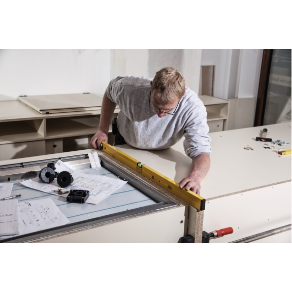 Wasserwaage 70 80cm Alu.gelb ± 0,5 mm/m-Beschreibung lesen