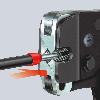 Crimpzange Gesamt-L.190mm 0,08-10,0 (AWG 28-7) mm² brün.Mehrkomp.-Hüllen