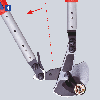 Kabelschere mit verstellbarer Länge 570-770 mm