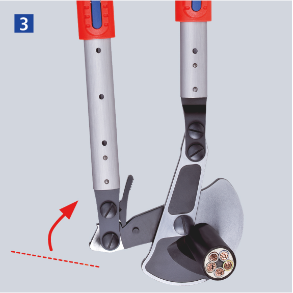 Kabelschere mit verstellbarer Länge 570-770 mm-Beschreibung lesen