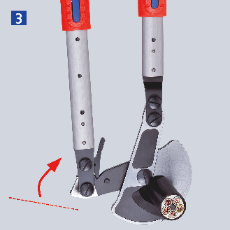 Kabelschere mit verstellbarer Länge 570-770 mm-Beschreibung lesen