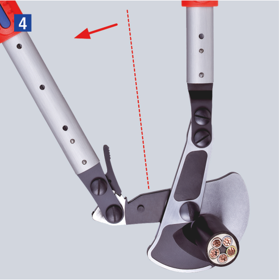 Kabelschere mit verstellbarer Länge 570-770 mm-Beschreibung lesen