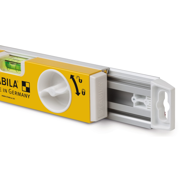 Teleskopwasserwaage 80 T 80-127cm Alu.gelb ± 0,5-1mm/m-Beschreibung lesen