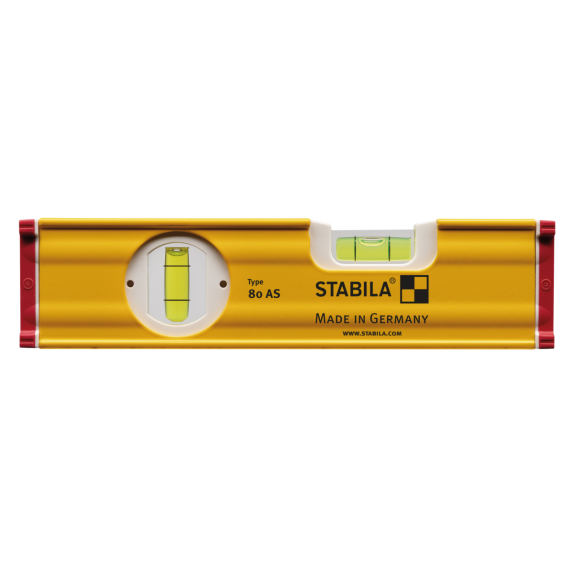 Wasserwaage 80 AS 20cm Alu.gelb ± 0,5 mm/m-Beschreibung lesen